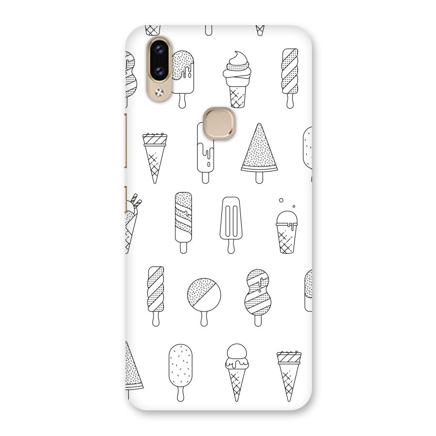 Ice Cream Lines Back Case for Vivo V9 Youth