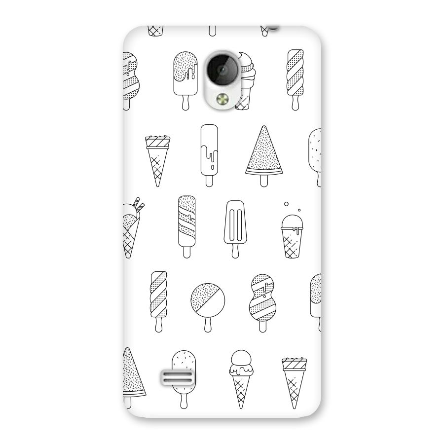 Ice Cream Lines Back Case for Vivo Y21