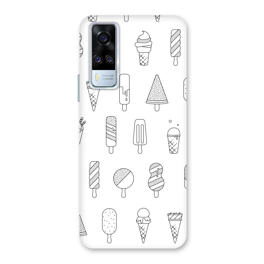 Ice Cream Lines Back Case for Vivo Y31
