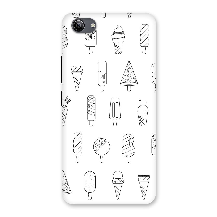 Ice Cream Lines Back Case for Vivo Y81i