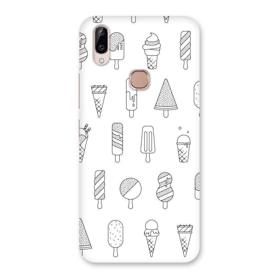 Ice Cream Lines Back Case for Vivo Y83 Pro