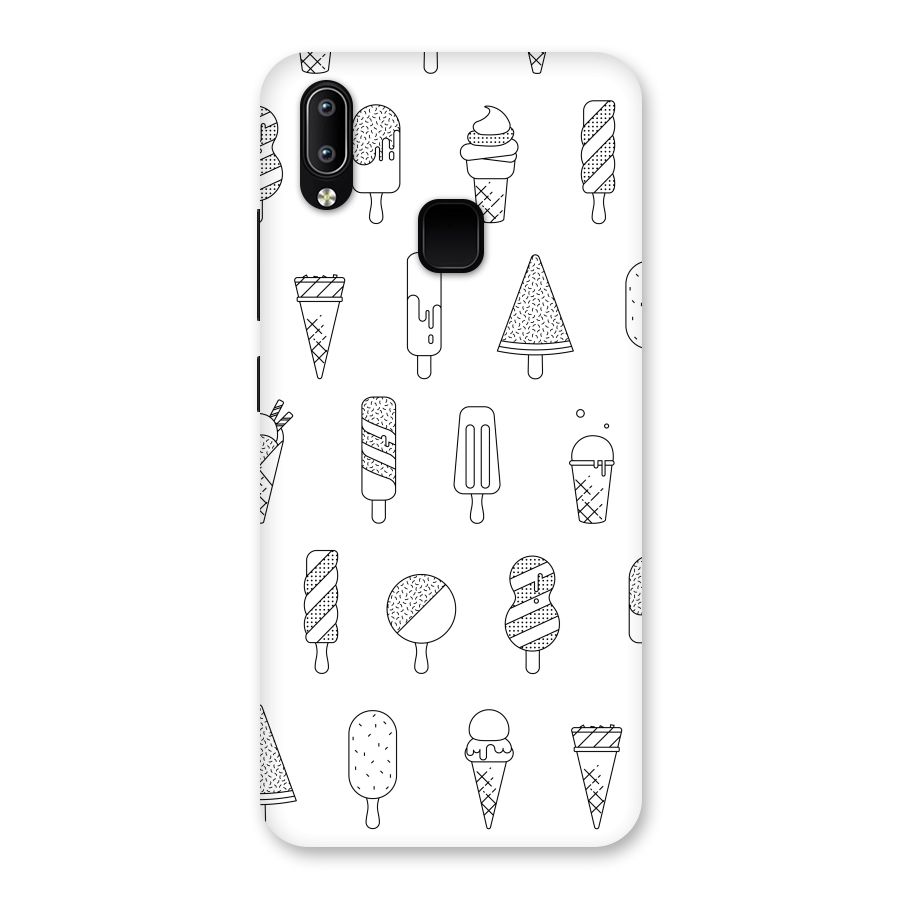 Ice Cream Lines Back Case for Vivo Y93