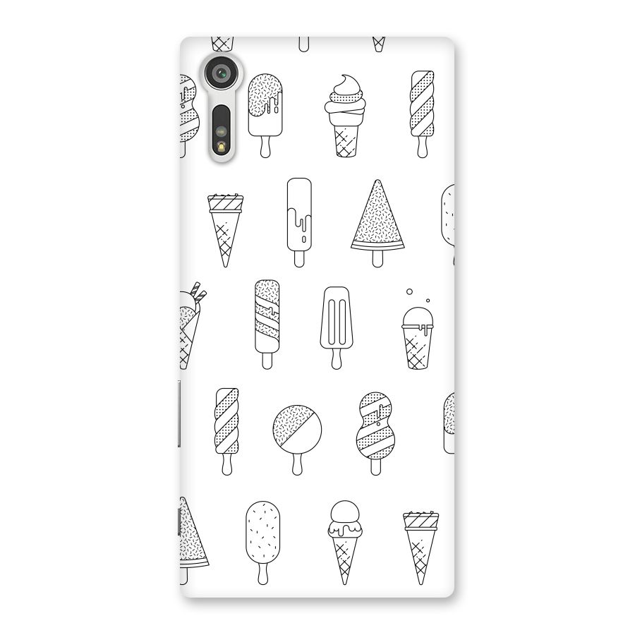 Ice Cream Lines Back Case for Xperia XZ