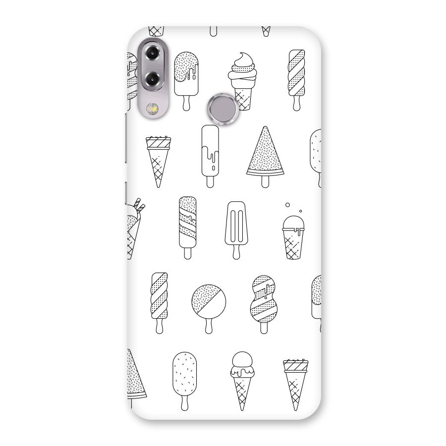 Ice Cream Lines Back Case for Zenfone 5Z