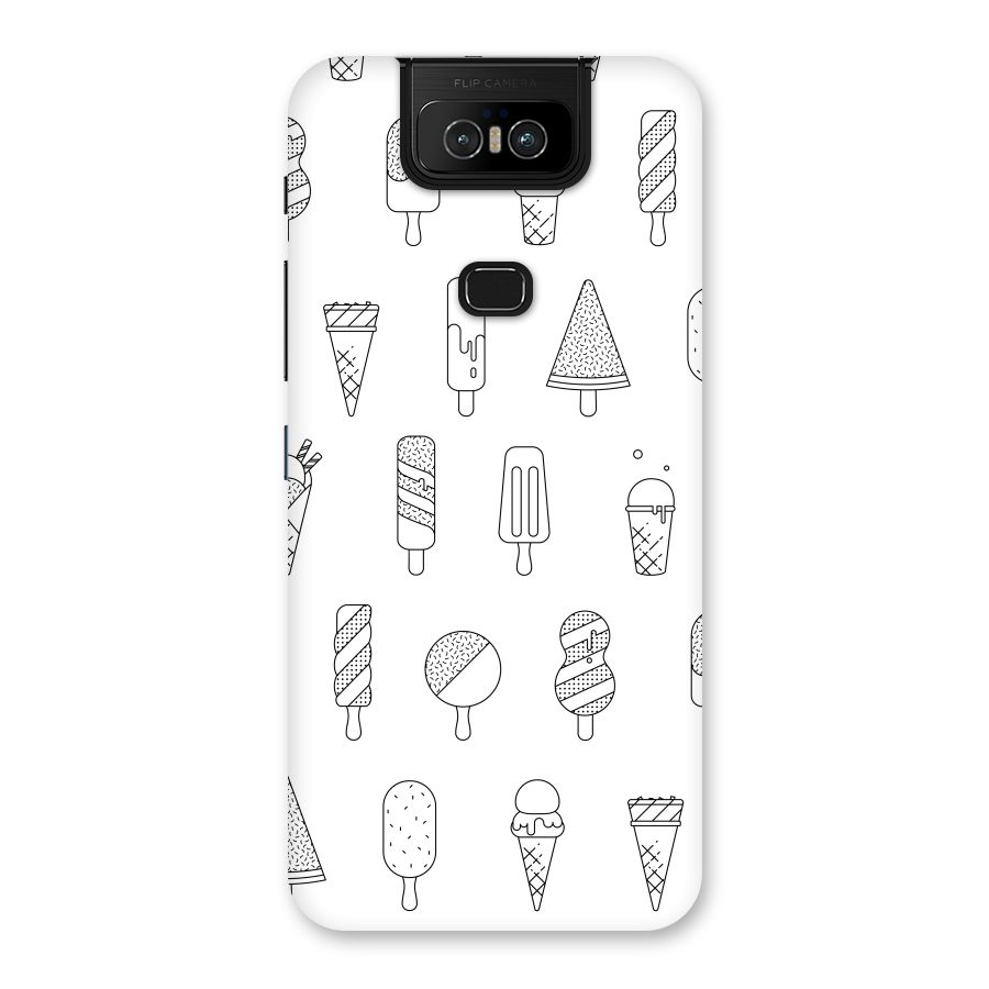 Ice Cream Lines Back Case for Zenfone 6z