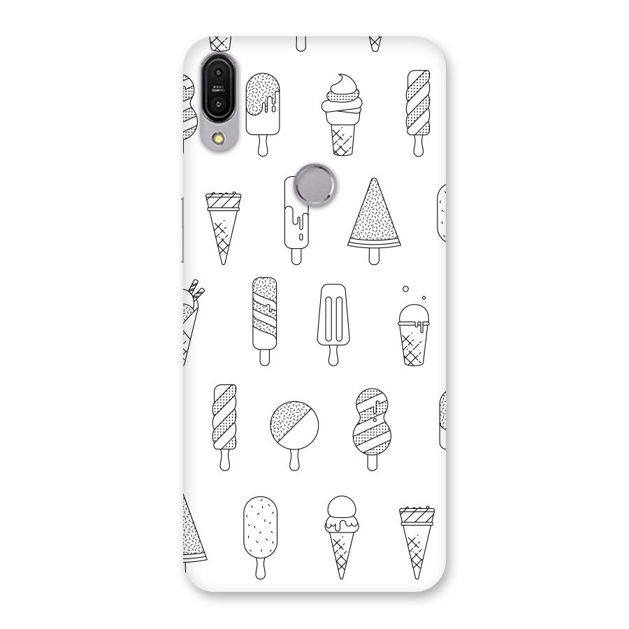 Ice Cream Lines Back Case for Zenfone Max Pro M1
