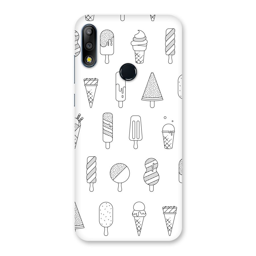 Ice Cream Lines Back Case for Zenfone Max Pro M2