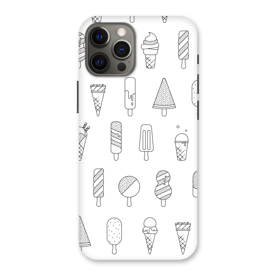 Ice Cream Lines Back Case for iPhone 12 Pro Max