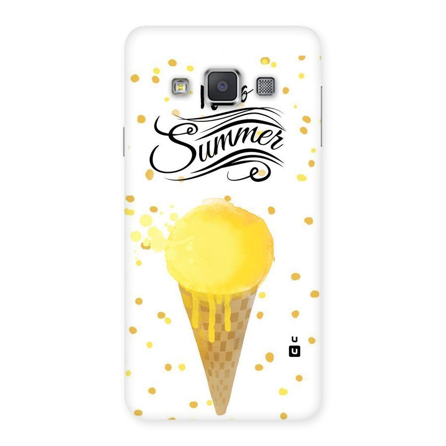 Ice Cream Summer Back Case for Galaxy A3