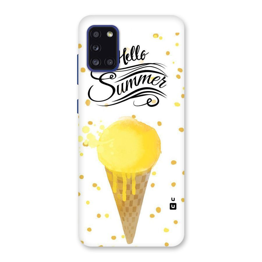 Ice Cream Summer Back Case for Galaxy A31