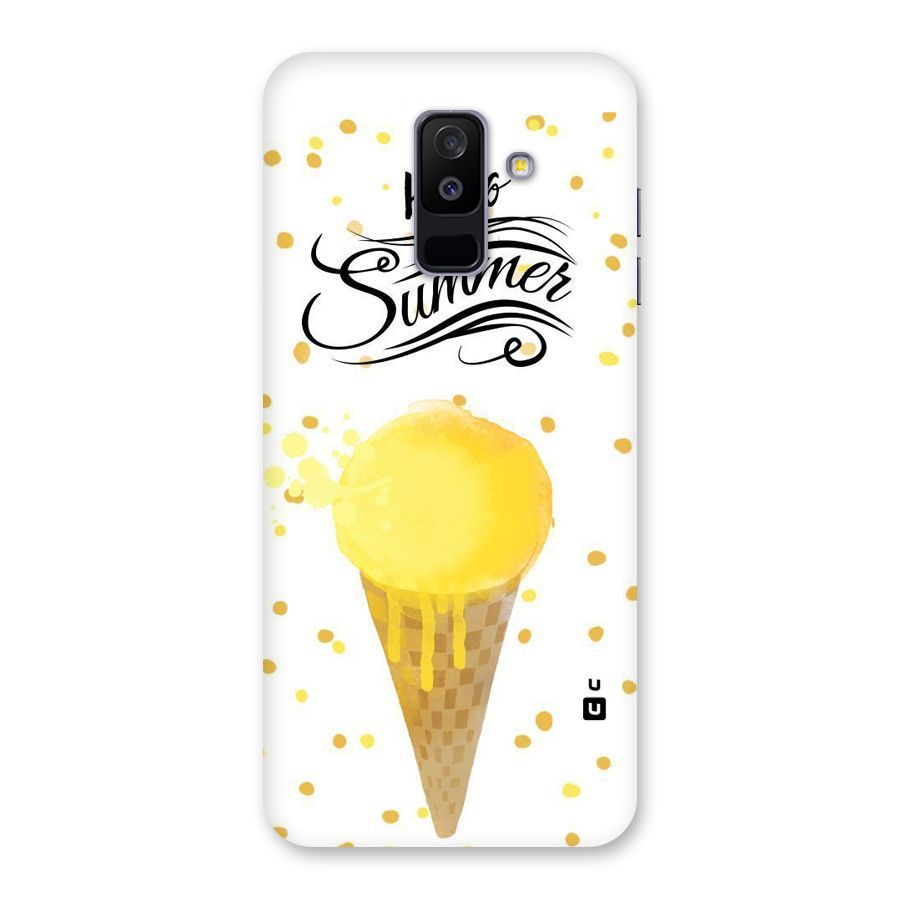 Ice Cream Summer Back Case for Galaxy A6 Plus