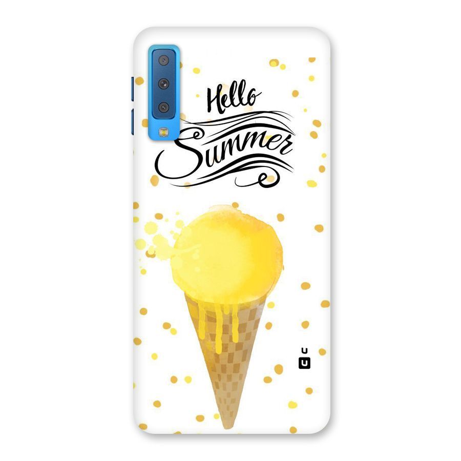 Ice Cream Summer Back Case for Galaxy A7 (2018)