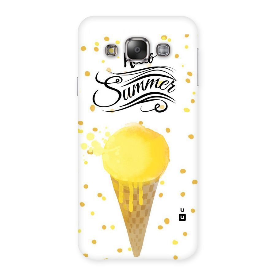 Ice Cream Summer Back Case for Galaxy E7