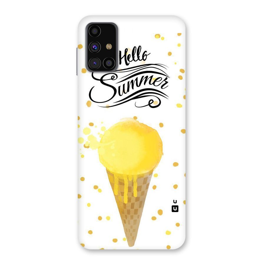 Ice Cream Summer Back Case for Galaxy M31s