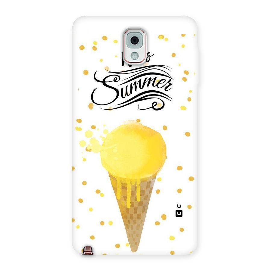 Ice Cream Summer Back Case for Galaxy Note 3