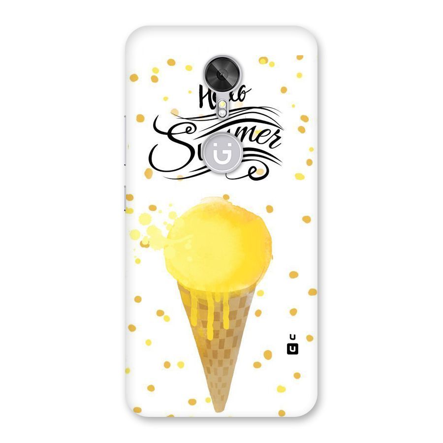 Ice Cream Summer Back Case for Gionee A1