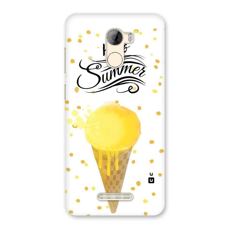 Ice Cream Summer Back Case for Gionee A1 LIte