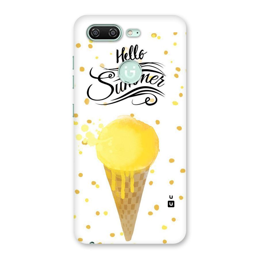 Ice Cream Summer Back Case for Gionee S10
