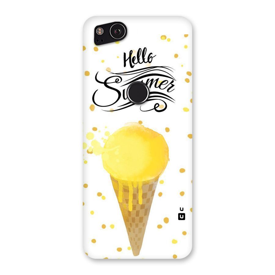 Ice Cream Summer Back Case for Google Pixel 2
