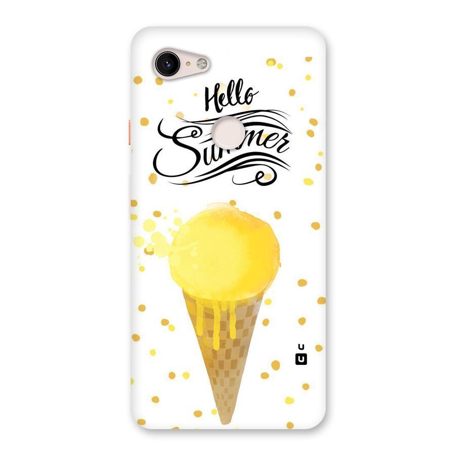Ice Cream Summer Back Case for Google Pixel 3 XL