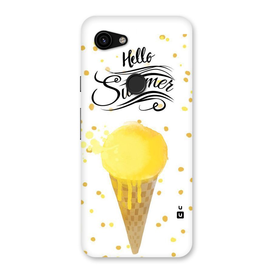 Ice Cream Summer Back Case for Google Pixel 3a