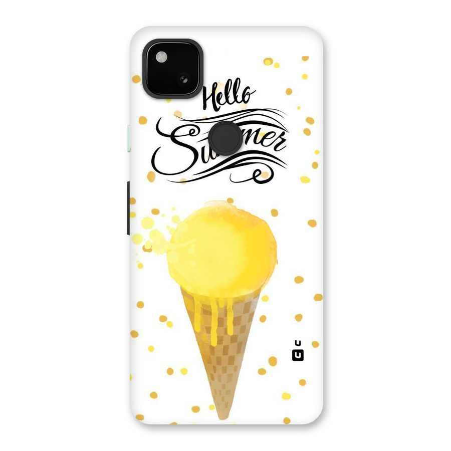 Ice Cream Summer Back Case for Google Pixel 4a