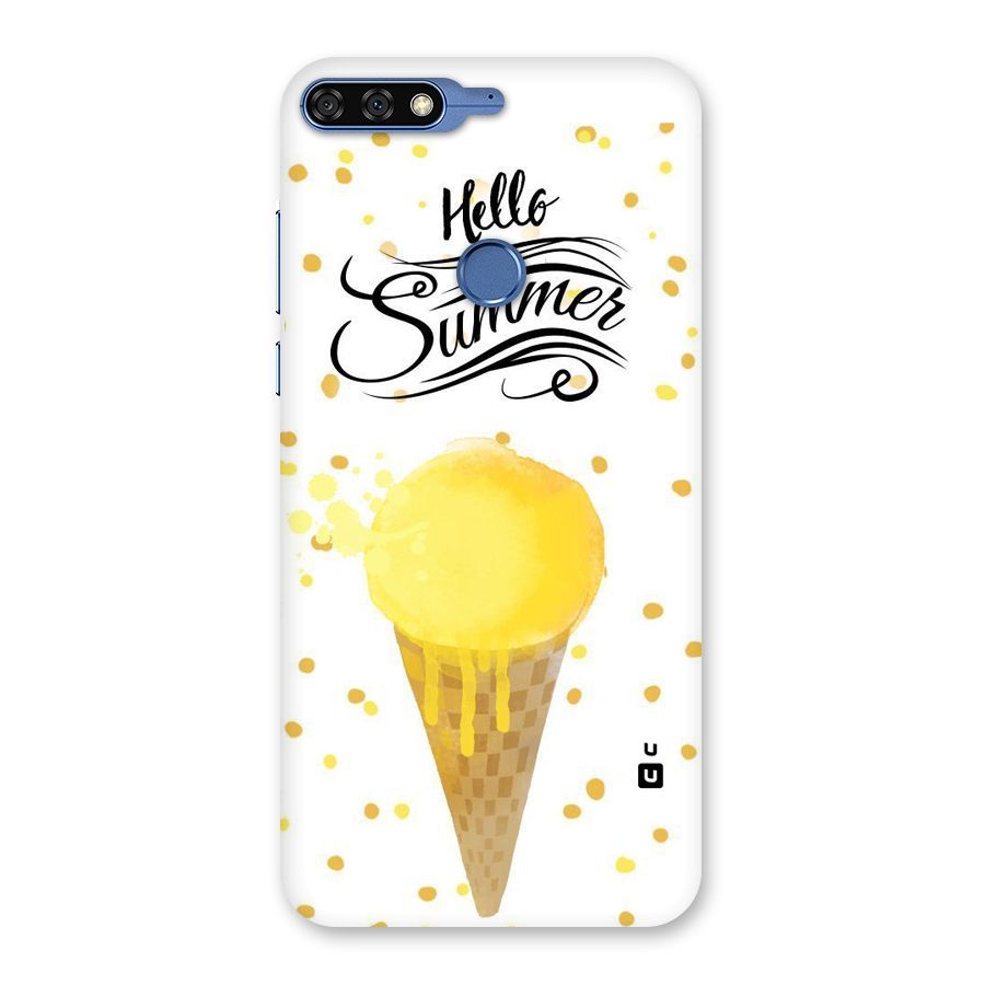 Ice Cream Summer Back Case for Honor 7C