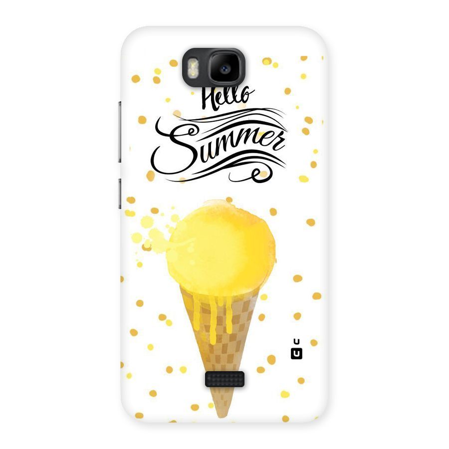 Ice Cream Summer Back Case for Honor Bee