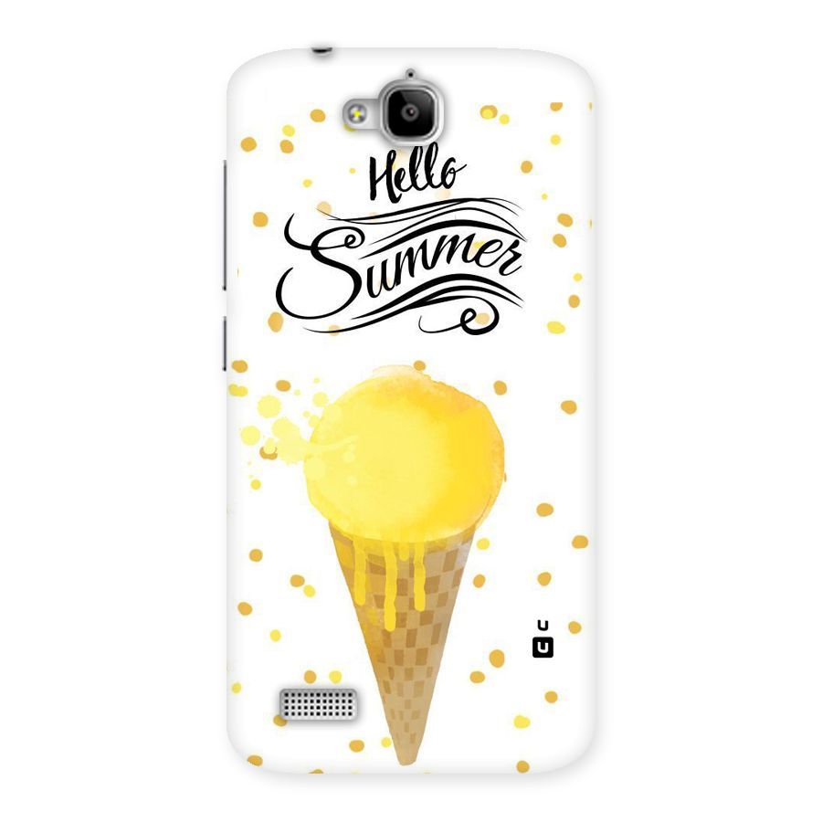 Ice Cream Summer Back Case for Honor Holly