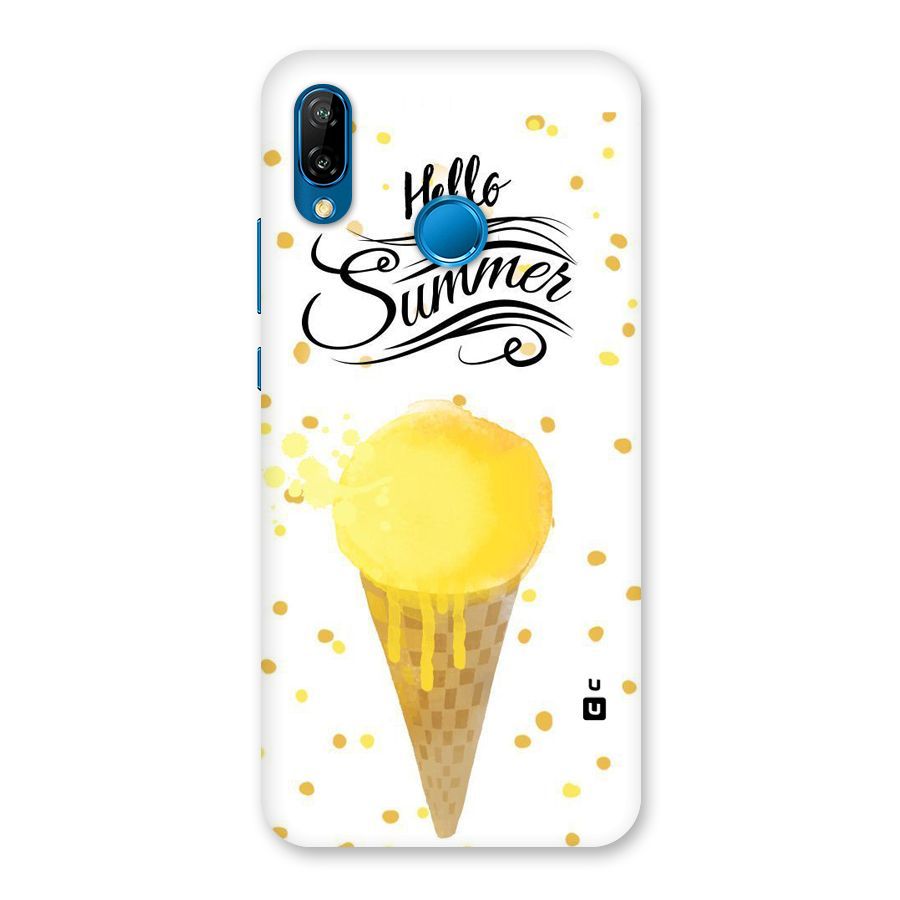 Ice Cream Summer Back Case for Huawei P20 Lite