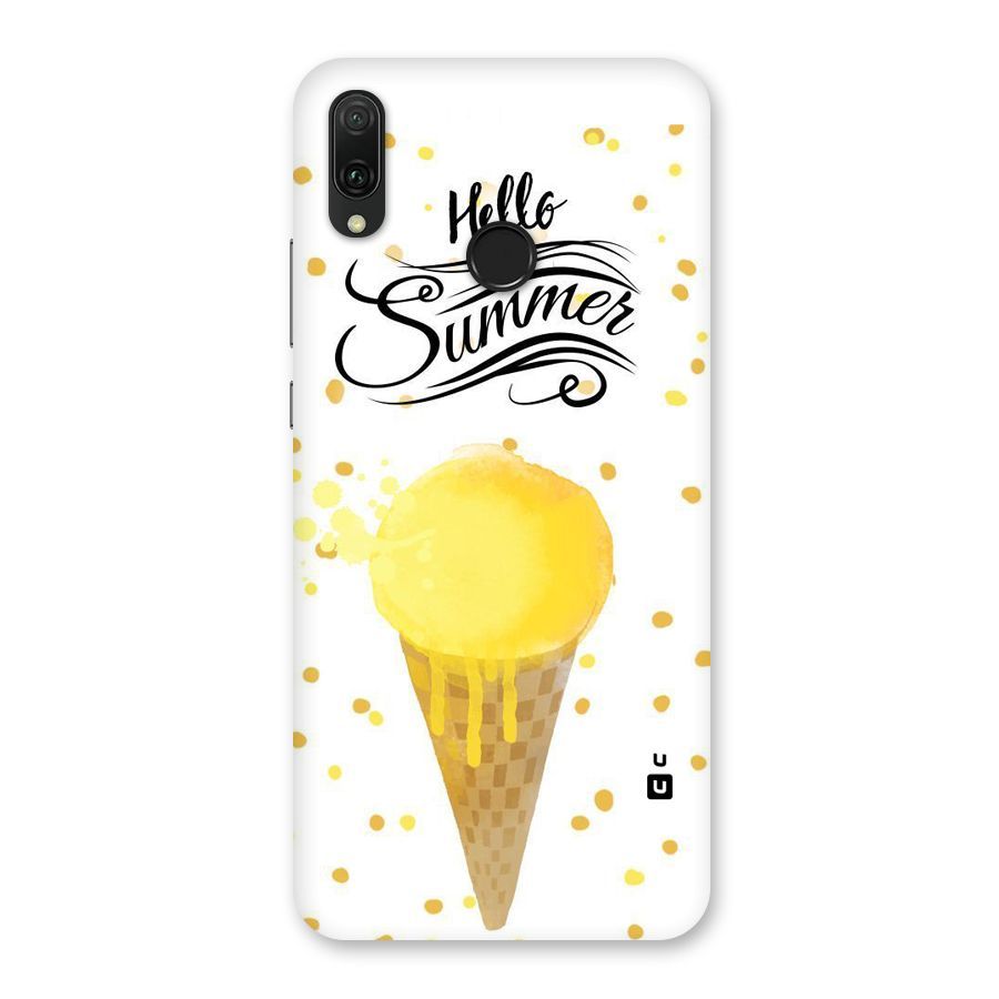 Ice Cream Summer Back Case for Huawei Y9 (2019)
