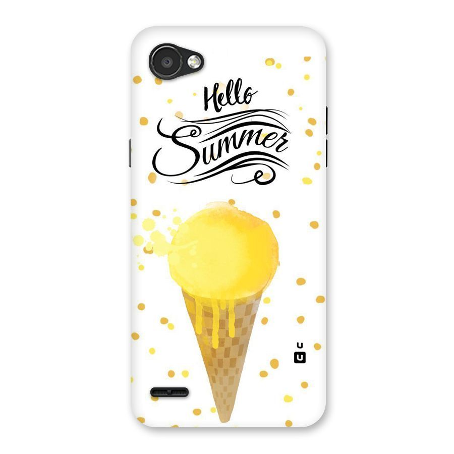 Ice Cream Summer Back Case for LG Q6