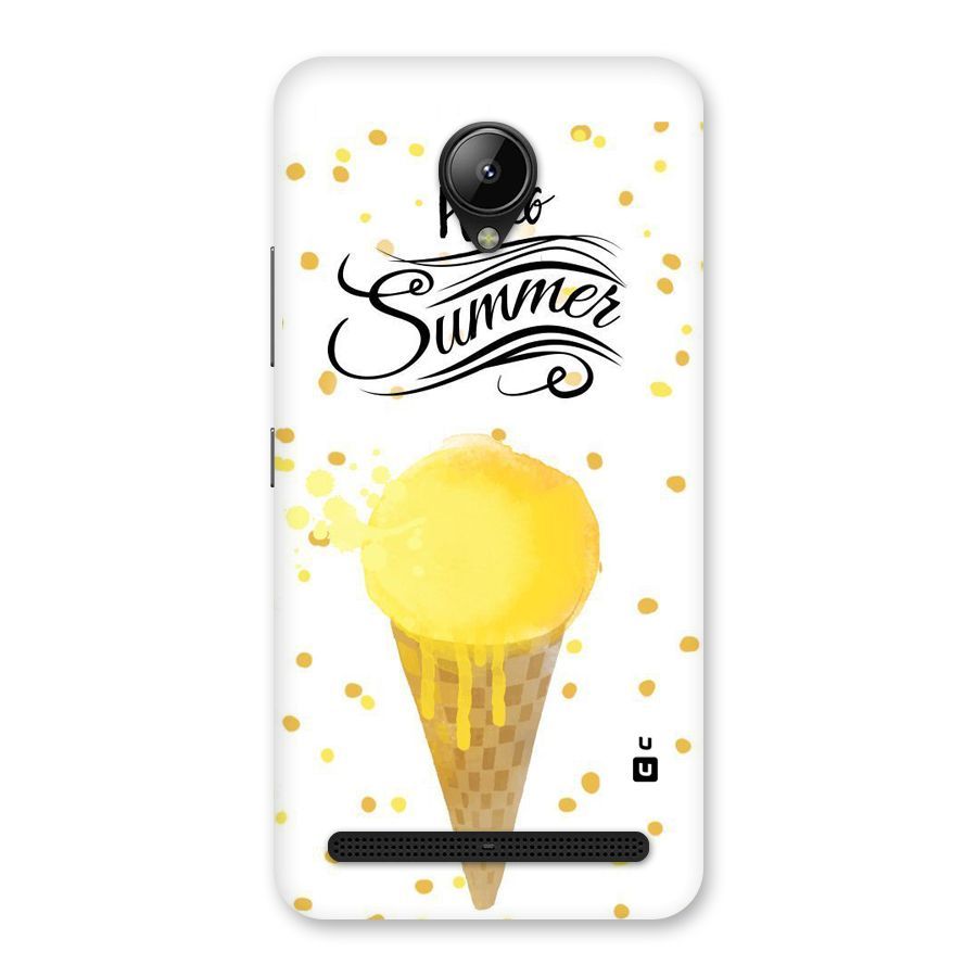 Ice Cream Summer Back Case for Lenovo C2