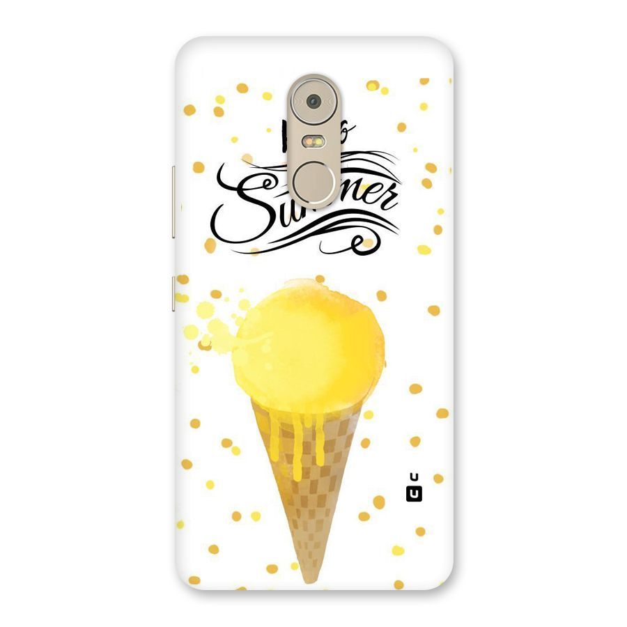 Ice Cream Summer Back Case for Lenovo K6 Note