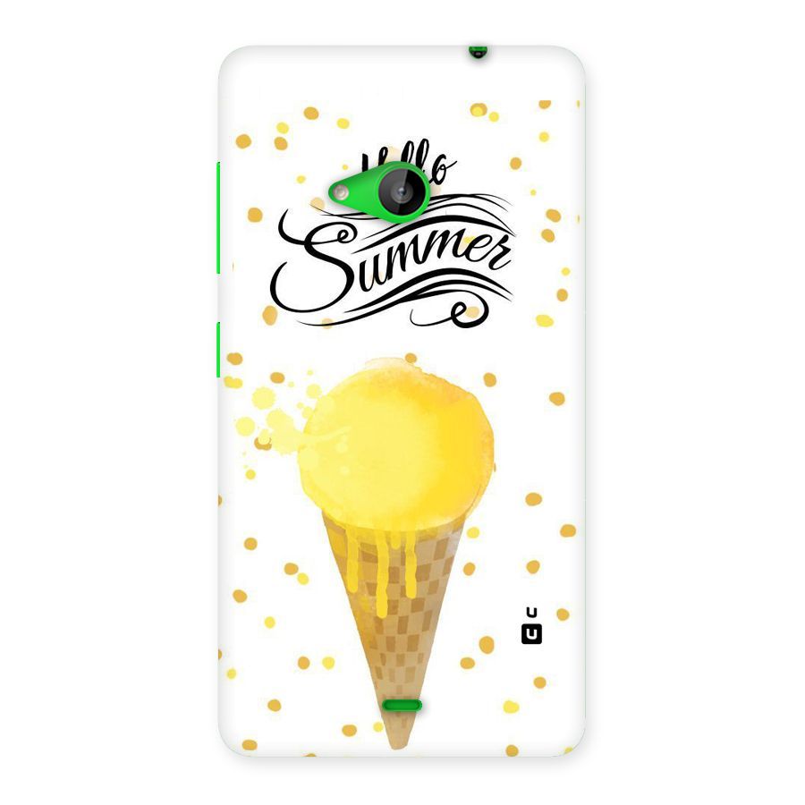 Ice Cream Summer Back Case for Lumia 535