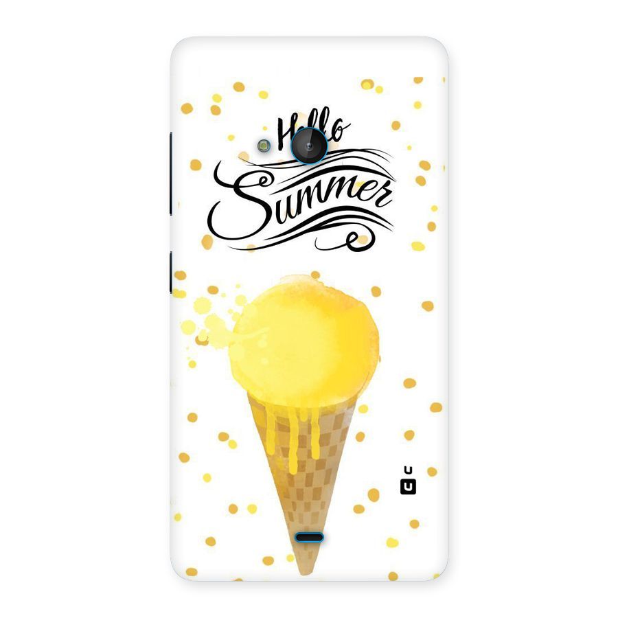 Ice Cream Summer Back Case for Lumia 540