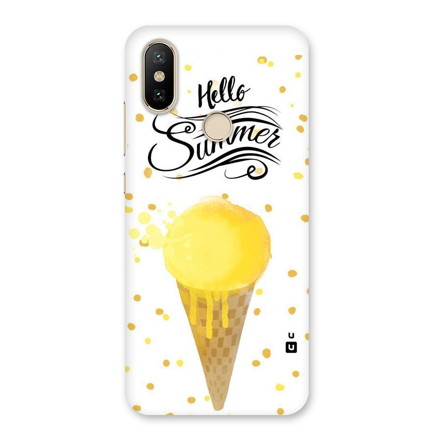 Ice Cream Summer Back Case for Mi A2