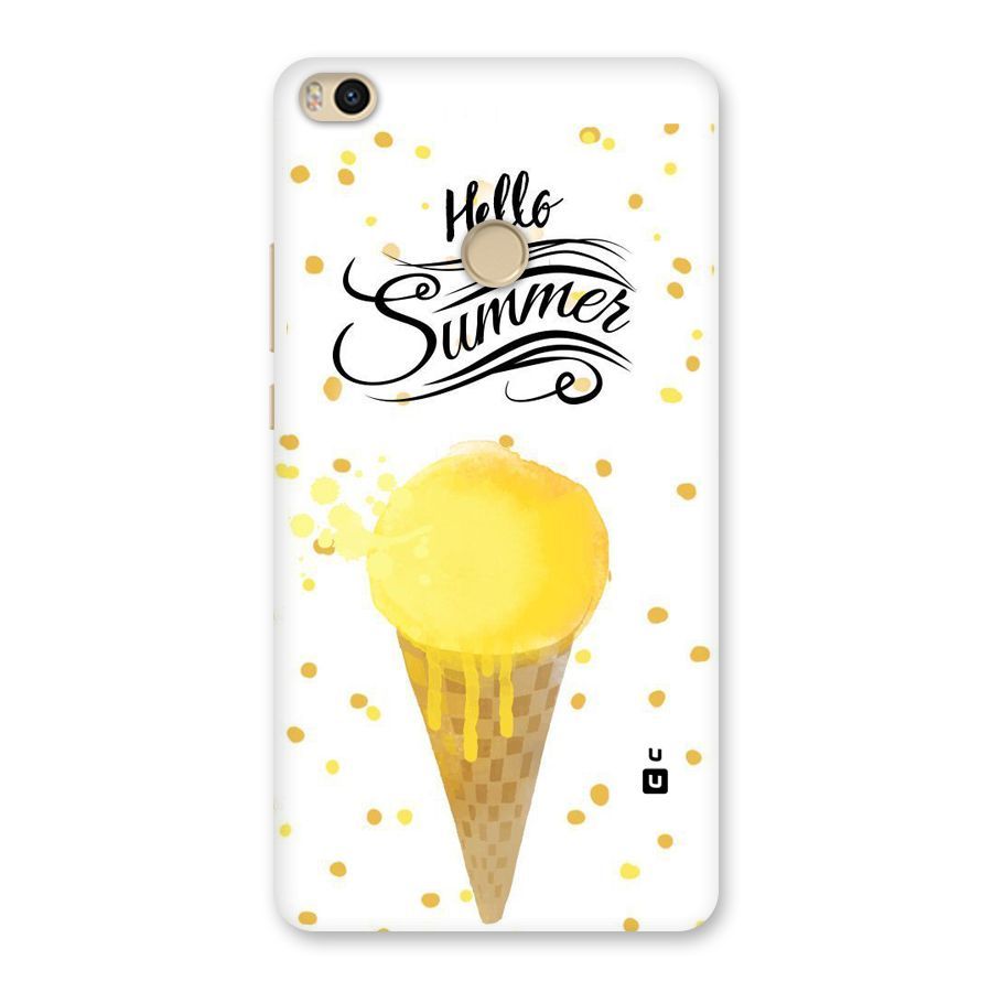 Ice Cream Summer Back Case for Mi Max 2