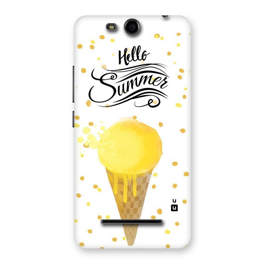Ice Cream Summer Back Case for Micromax Canvas Juice 3 Q392