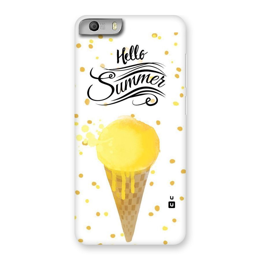 Ice Cream Summer Back Case for Micromax Canvas Knight 2