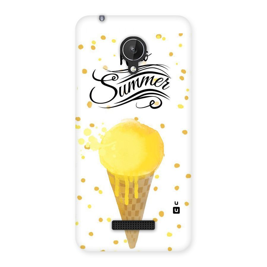 Ice Cream Summer Back Case for Micromax Canvas Spark Q380