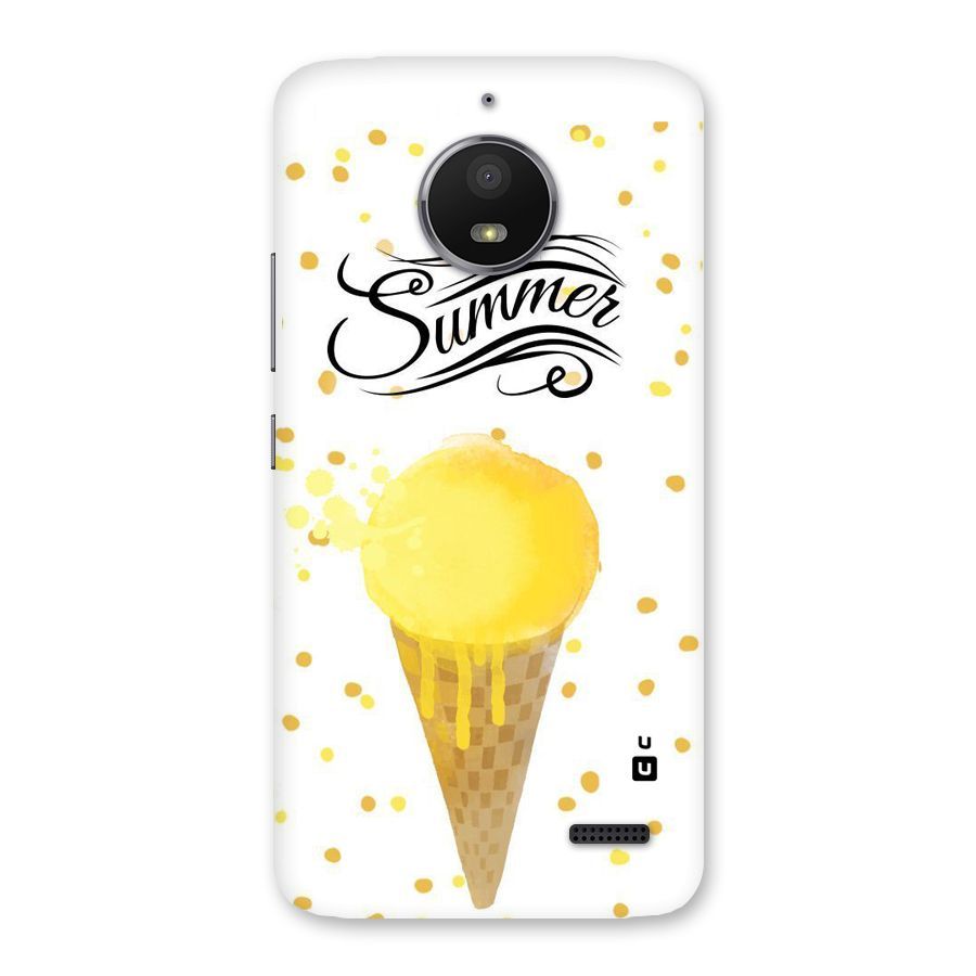 Ice Cream Summer Back Case for Moto E4