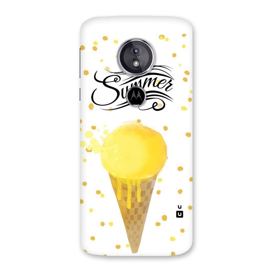 Ice Cream Summer Back Case for Moto E5