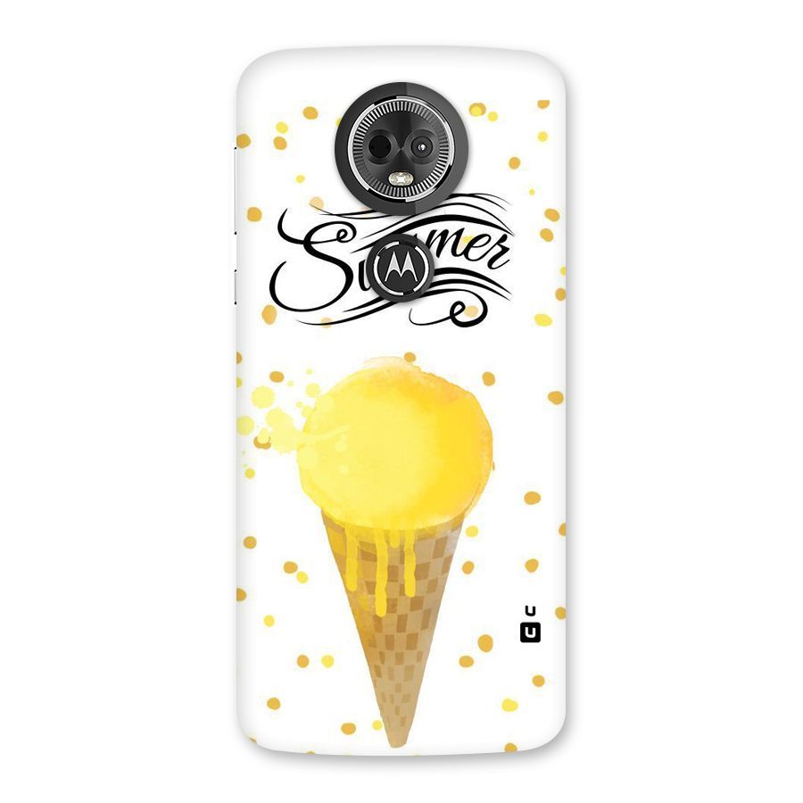 Ice Cream Summer Back Case for Moto E5 Plus