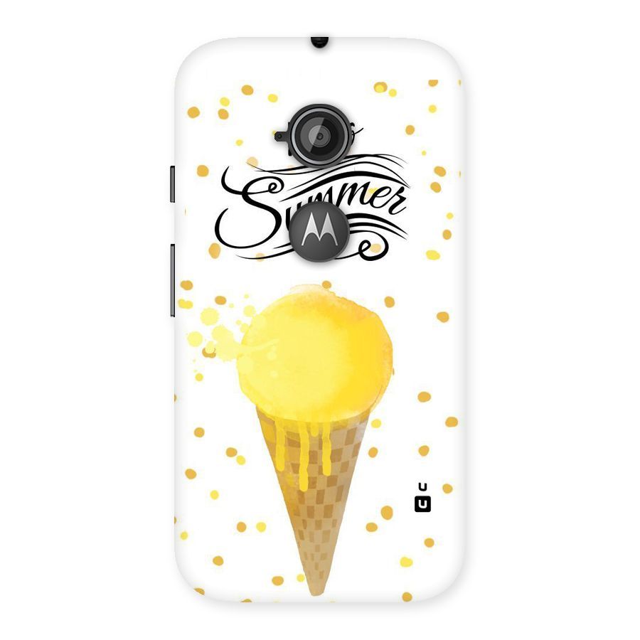 Ice Cream Summer Back Case for Moto E 2nd Gen