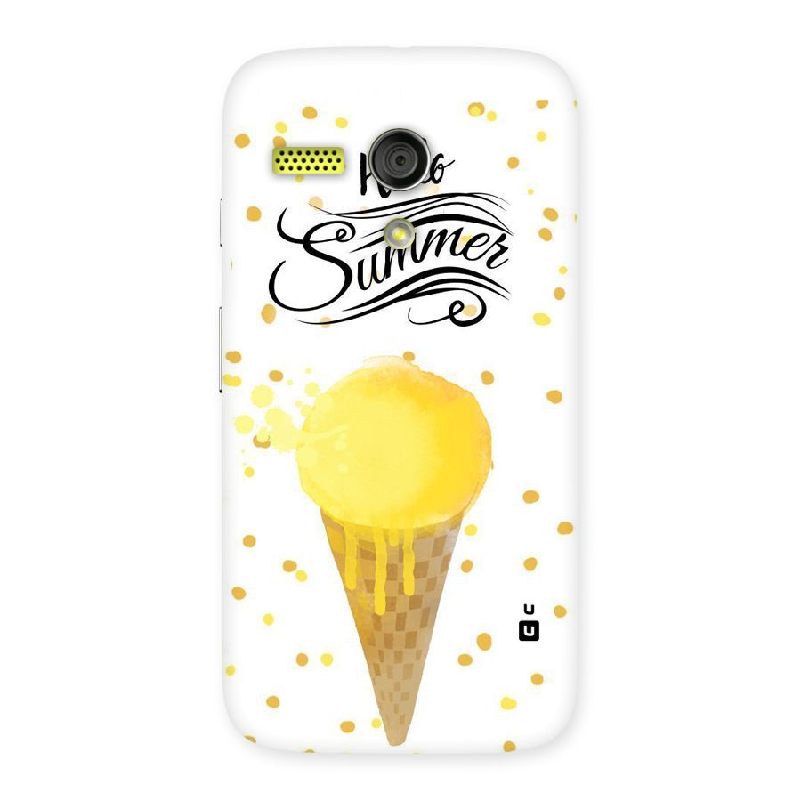 Ice Cream Summer Back Case for Moto G