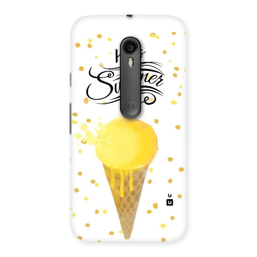 Ice Cream Summer Back Case for Moto G3