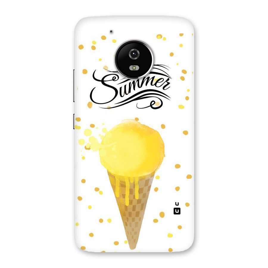 Ice Cream Summer Back Case for Moto G5