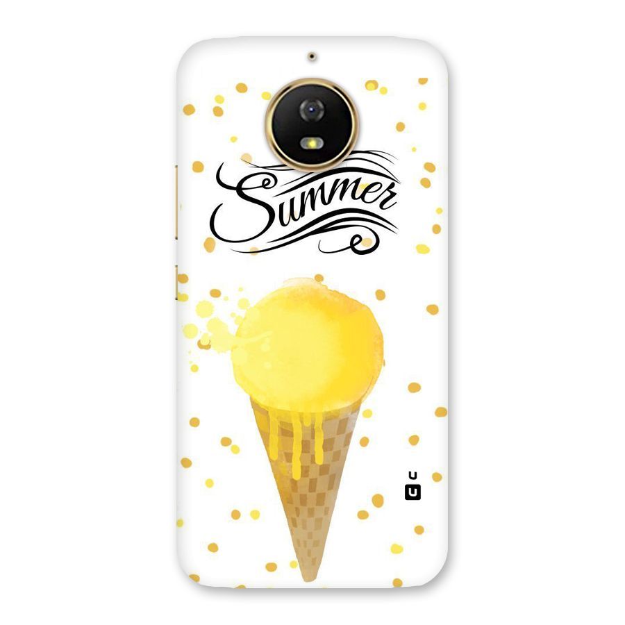 Ice Cream Summer Back Case for Moto G5s