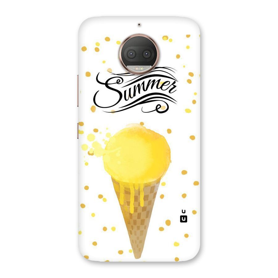 Ice Cream Summer Back Case for Moto G5s Plus